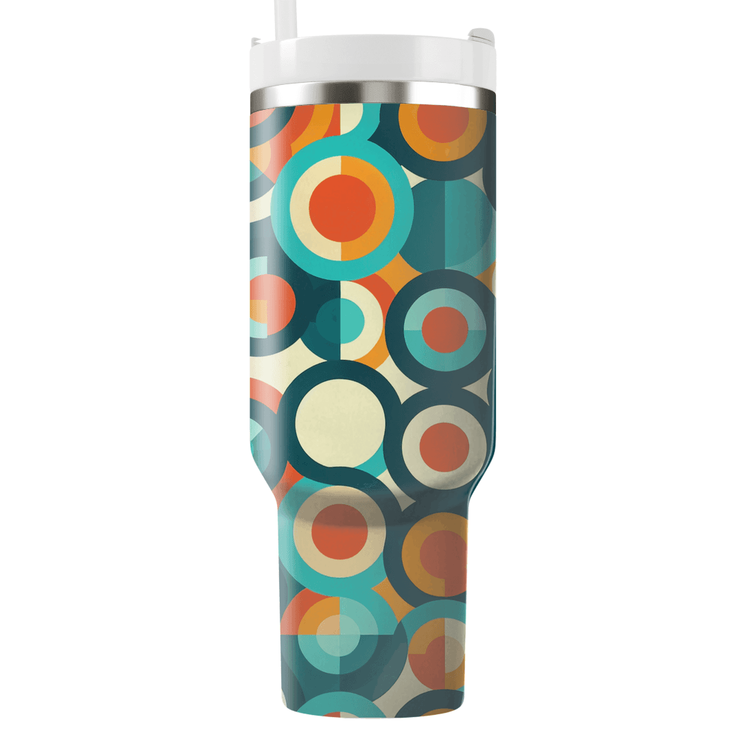 Circular Grid Pattern  Insulated Tumblers