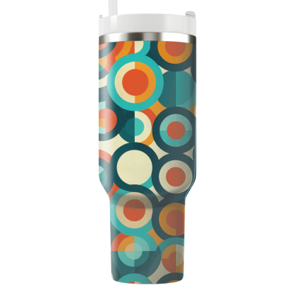 Circular Grid Pattern  Insulated Tumblers