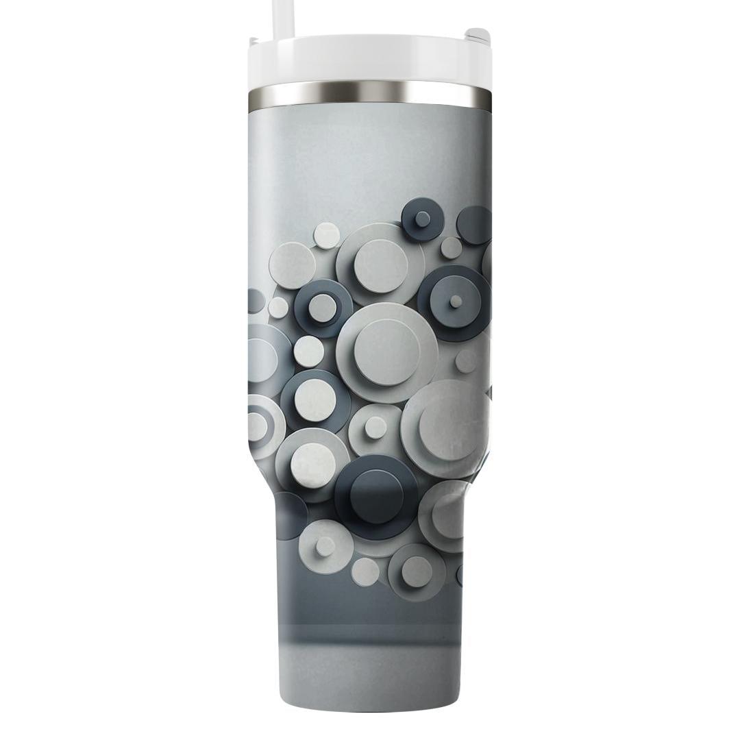 Minimalist Circle Grid  Custom Tumblers