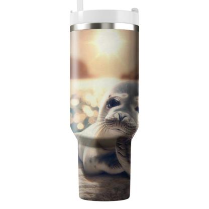 Sweet Baby Seal  Travel Tumblers