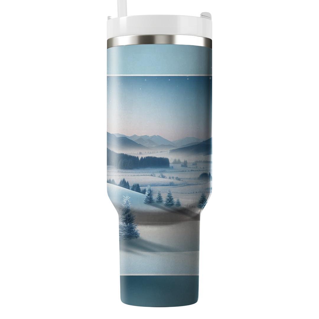 Winter Serenity Retreat  Decorative Tumblers