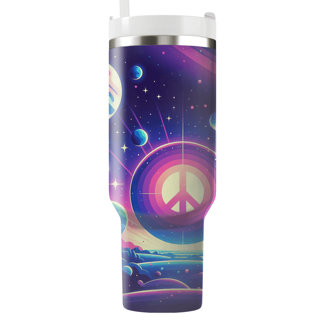 Cosmic Peace Journey Tumblers With Lids