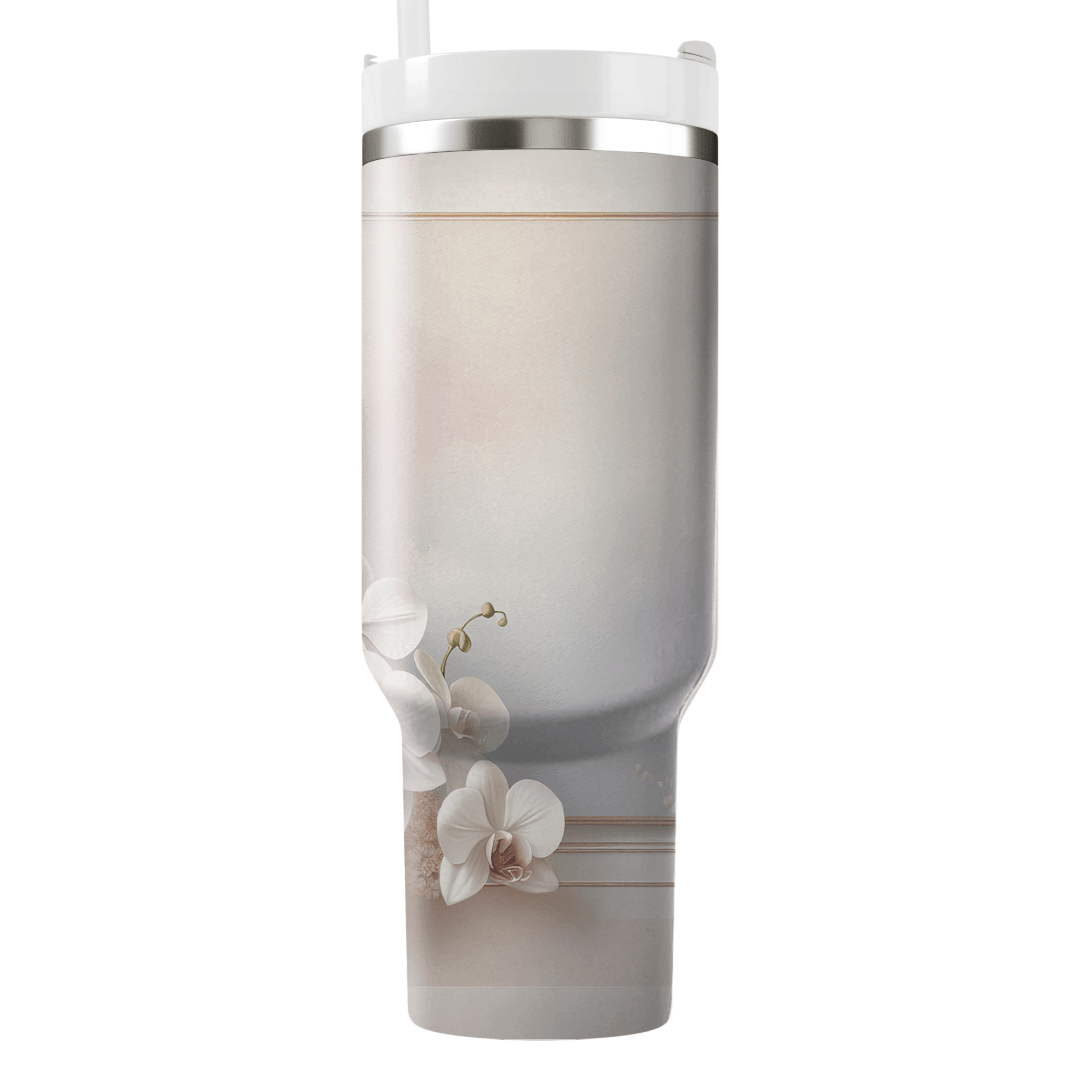 Elegant Orchid Oasis  Tumblers With Lids
