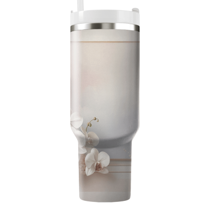 Elegant Orchid Oasis  Tumblers With Lids