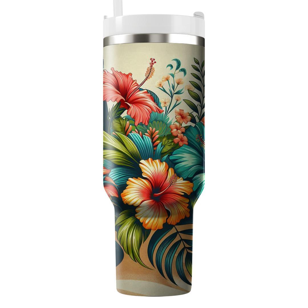 Floral Safari Adventure  Unique Tumblers