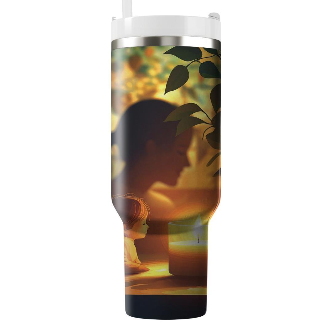 The Light Of Reflection: A Mother’s Illuminating Love Insulated Tumblers