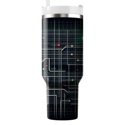 Grid Lines  Personalized Tumblers