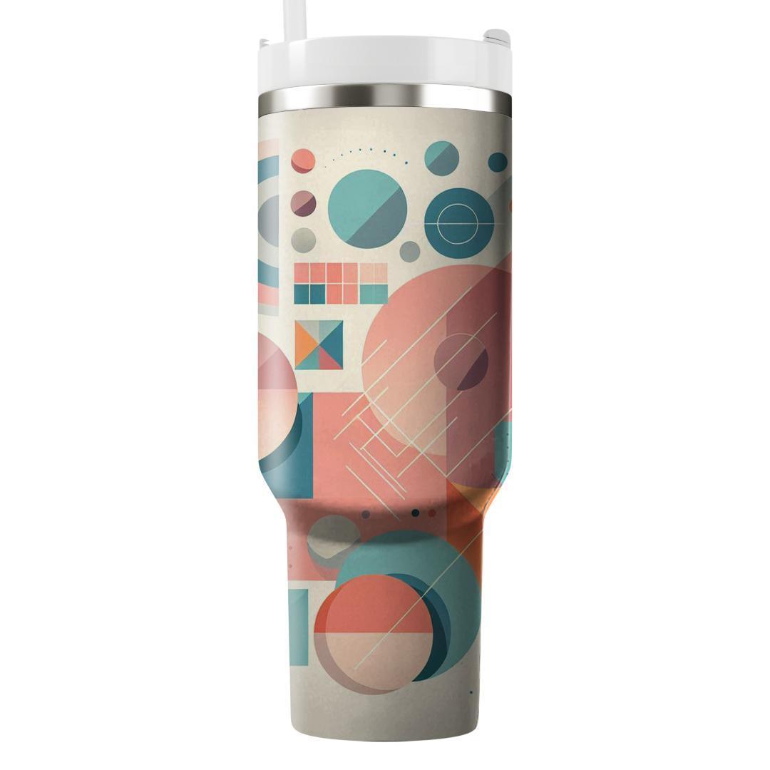 Geometric Retro Dreams  Personalized Tumblers