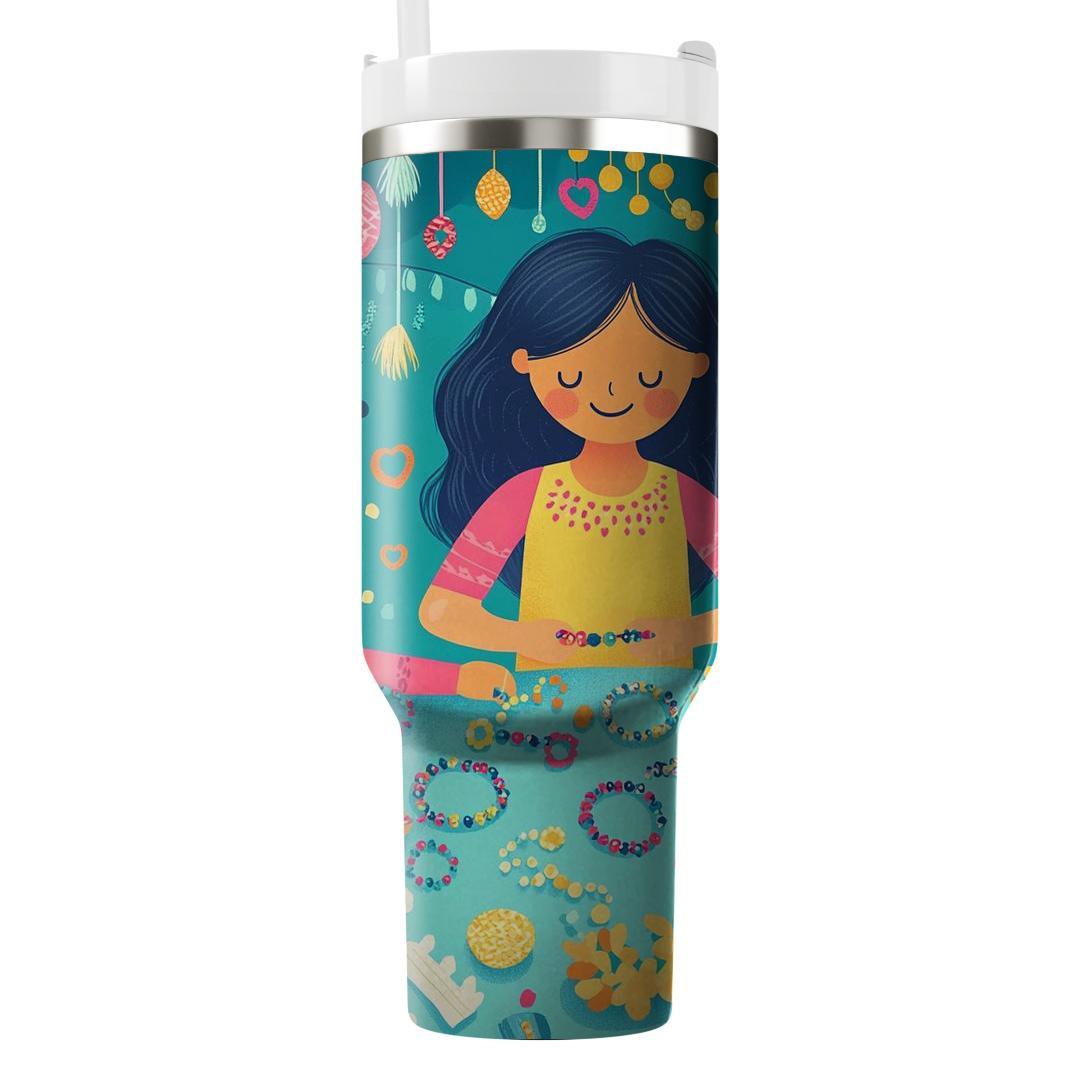 Woven With Love: A Family Friendship Bracelet Day Unique Tumblers