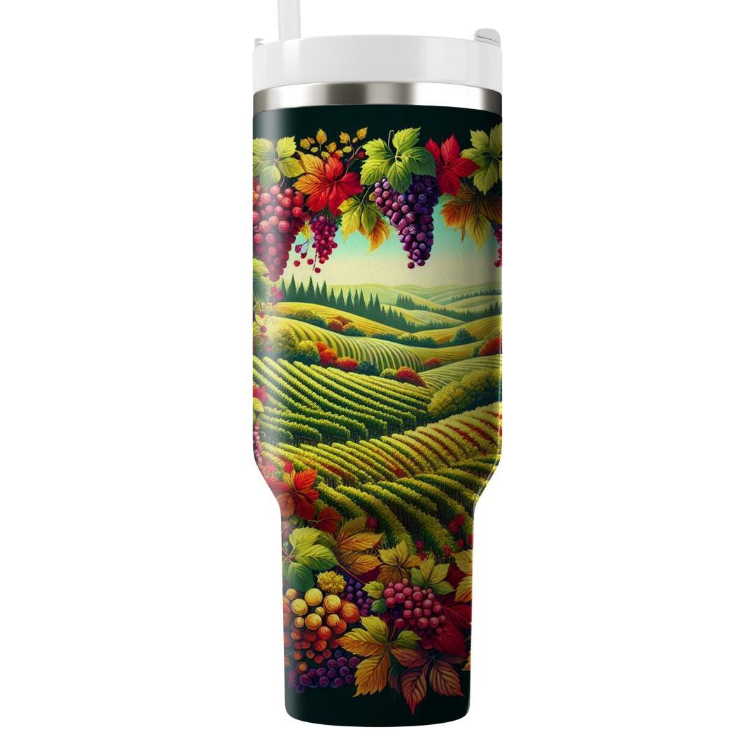 Autumn Wine Harvest  Tumbler Cups