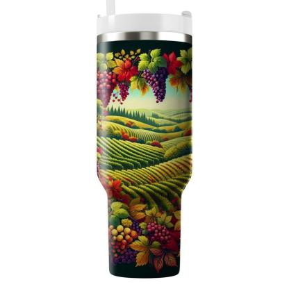 Autumn Wine Harvest  Tumbler Cups