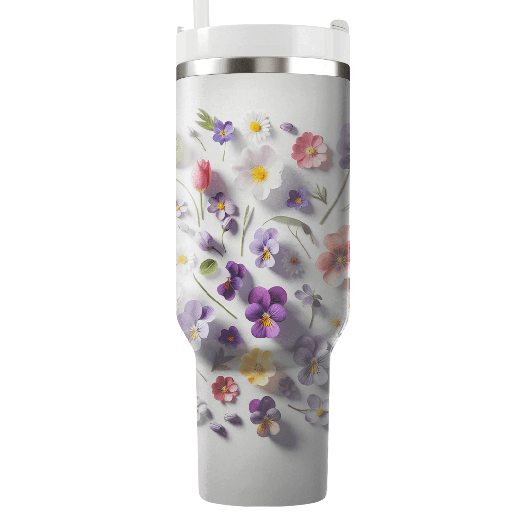 Floral Whimsy  Travel Tumblers
