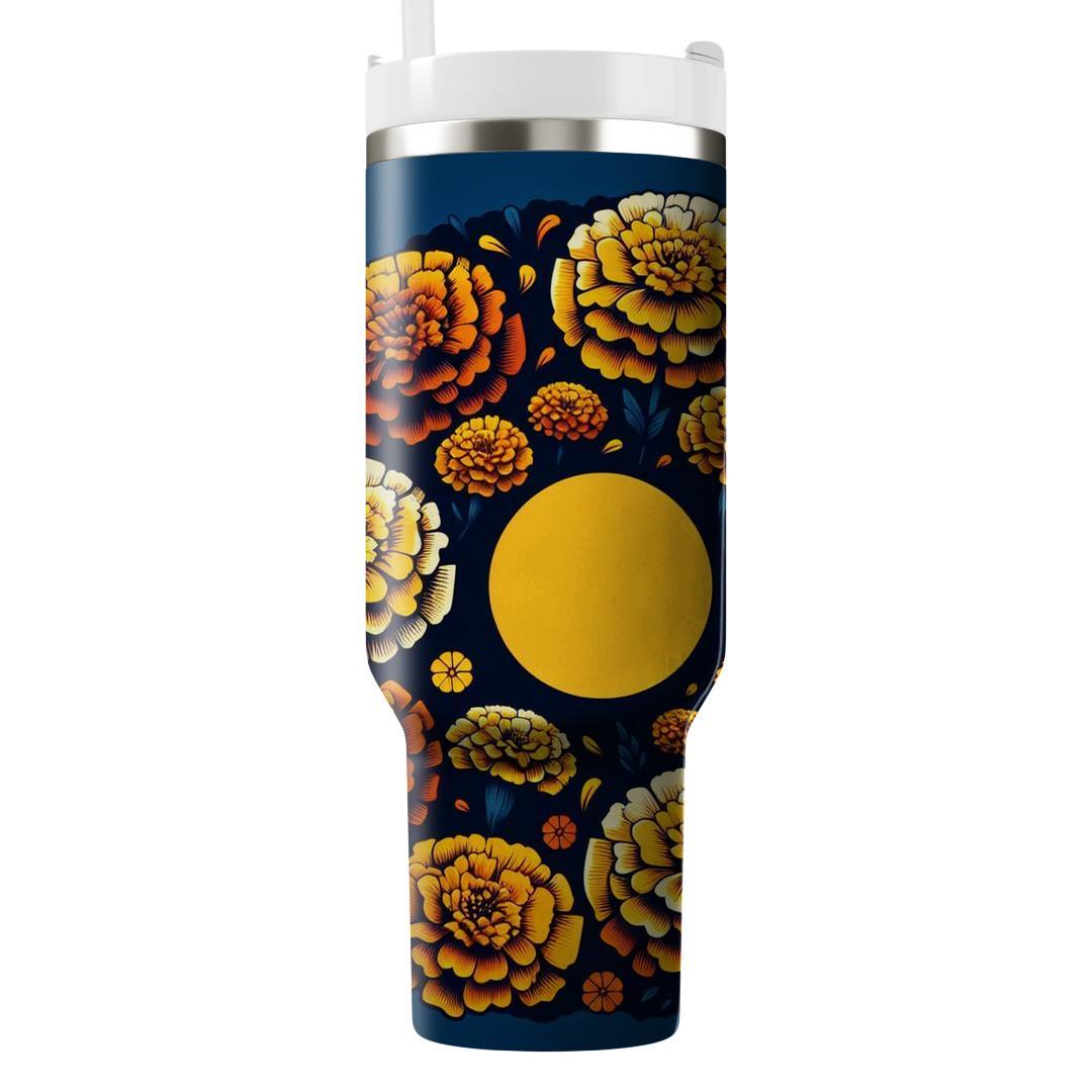 Golden Marigold Dreams  Tumblers For Gifts