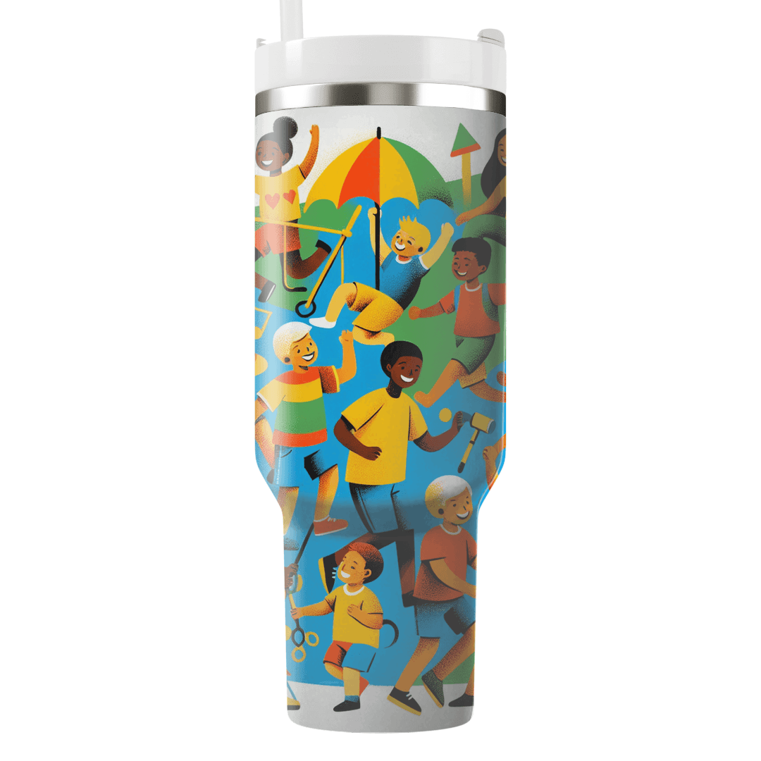 Chasing Dreams - International Children’s Day  Decorative Tumblers