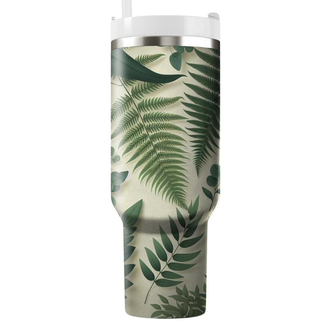 Elegant Foliage  Unique Tumblers