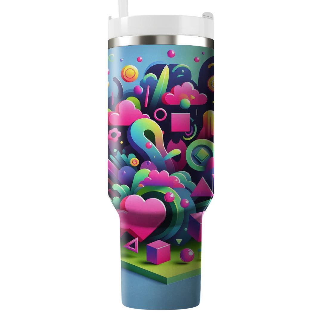 Groovy Shapes  Unique Tumblers