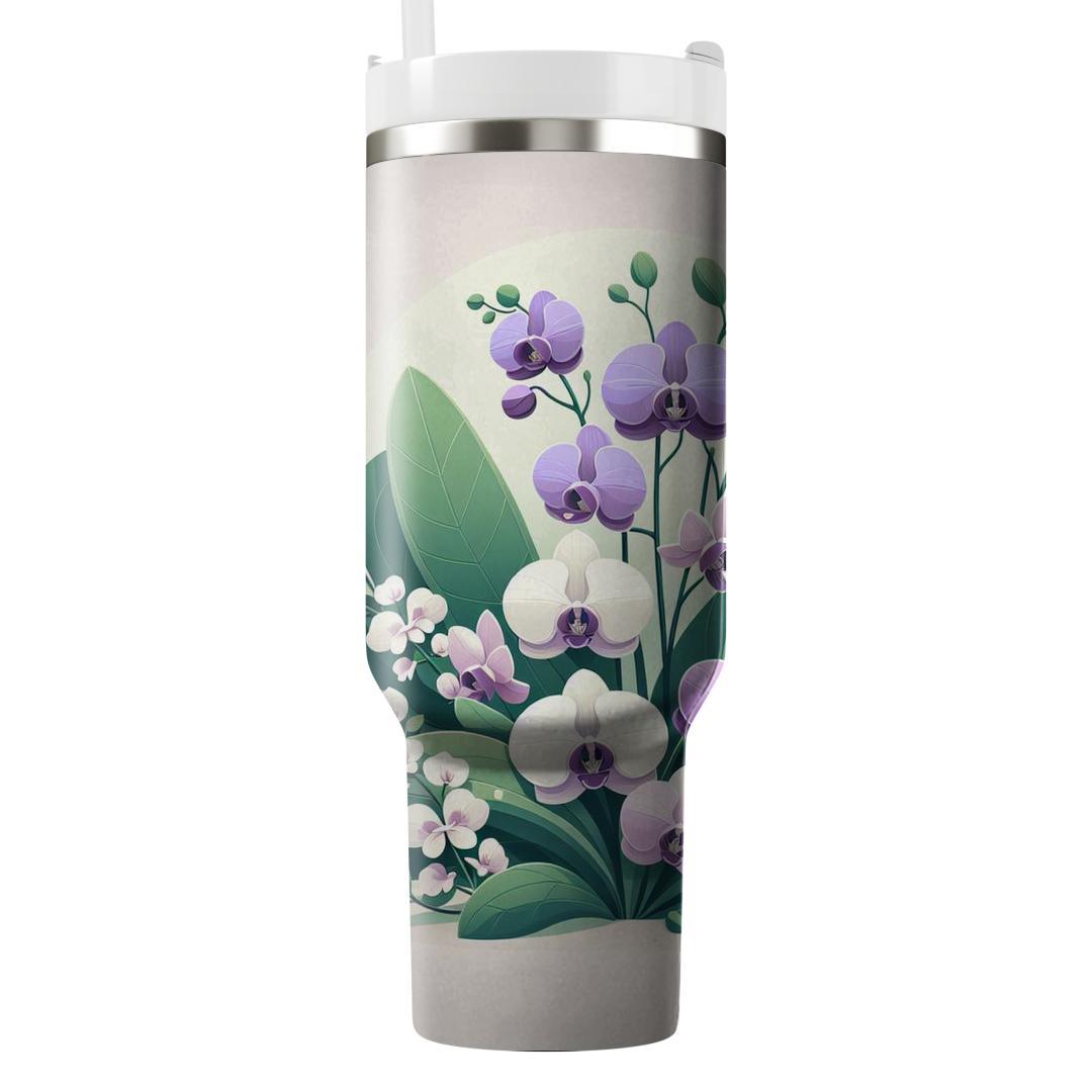 Serene Orchid Breeze  Unique Tumblers