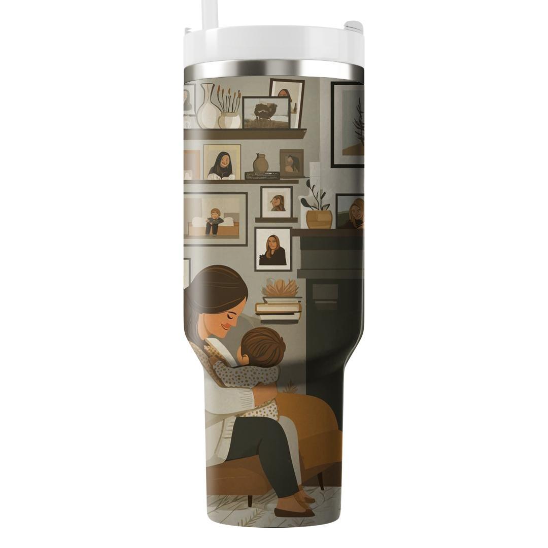 The Heart Of Home: A Mother’s Embrace Tumblers With Lids