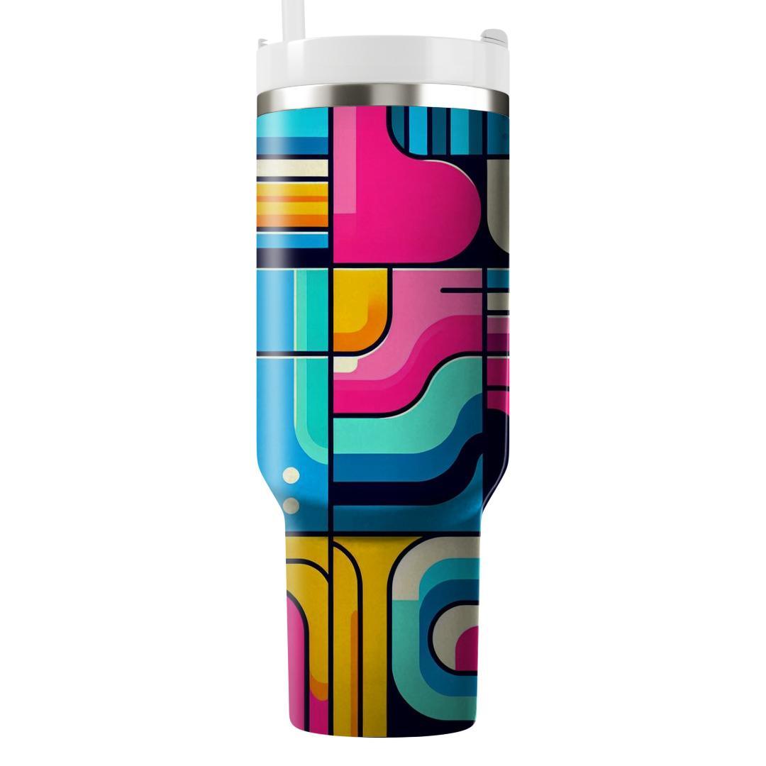 Colorblock Craze  Tumbler Cups