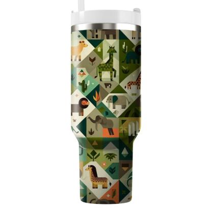 Charming Animal Safari  Tumblers For Gifts