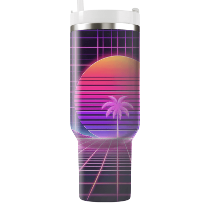 Retro Synthwave  Tumbler Cups