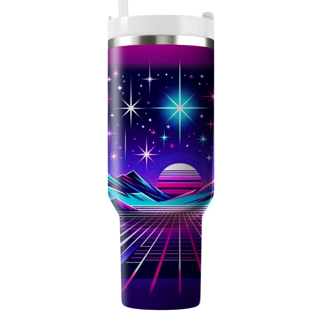 Starry Neon Dreams  Personalized Tumblers