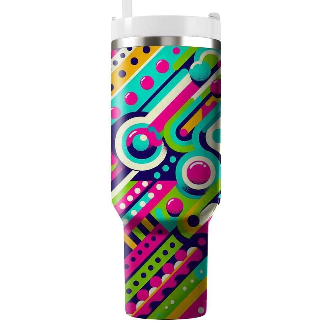 Radical Retro Dots  Tumbler Cups