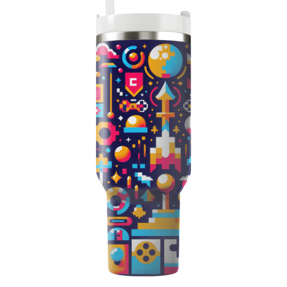 Retro Arcade Colors  Tumblers For Gifts