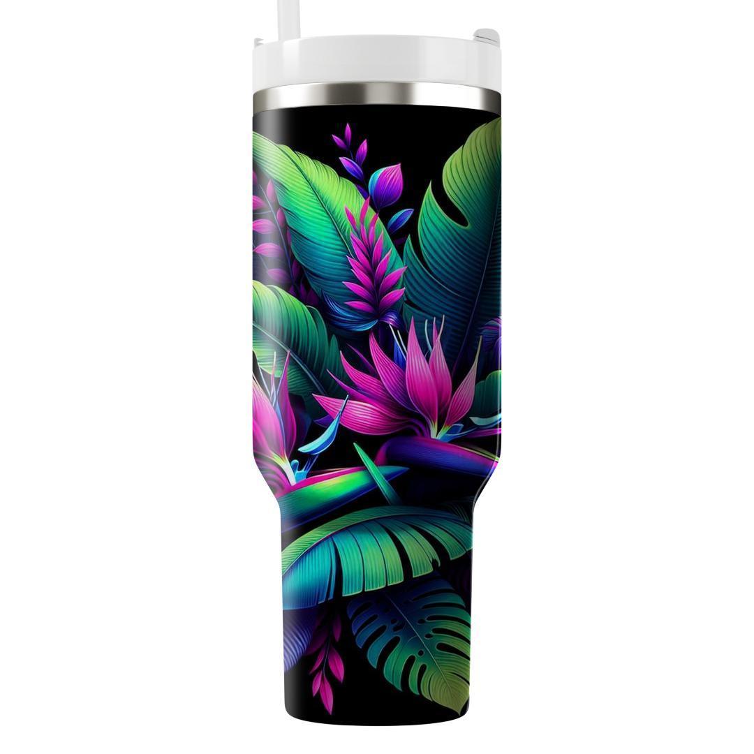Neon Jungle Dream  Tumbler Cups