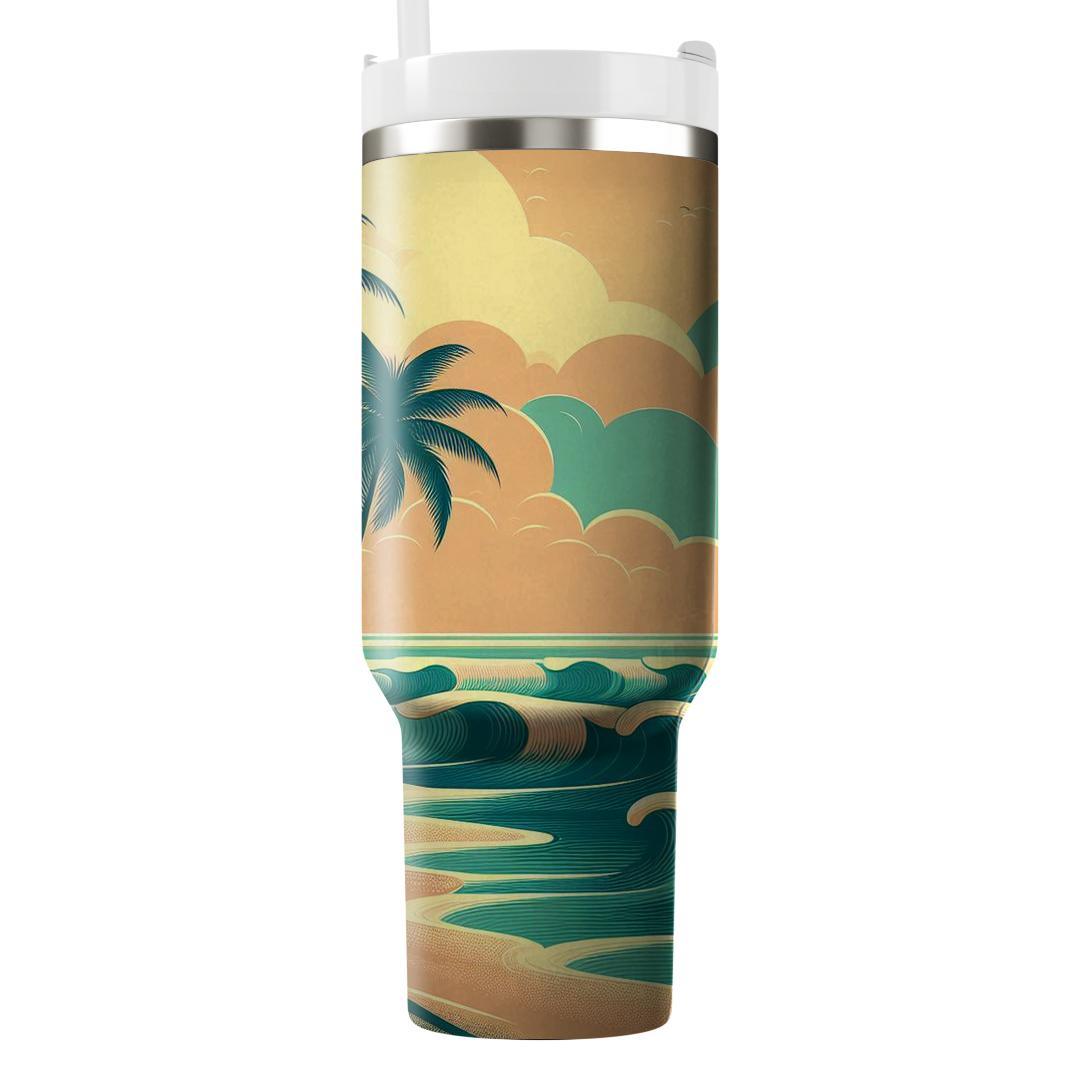 Dreamy Beach Paradise  Tumbler Cups