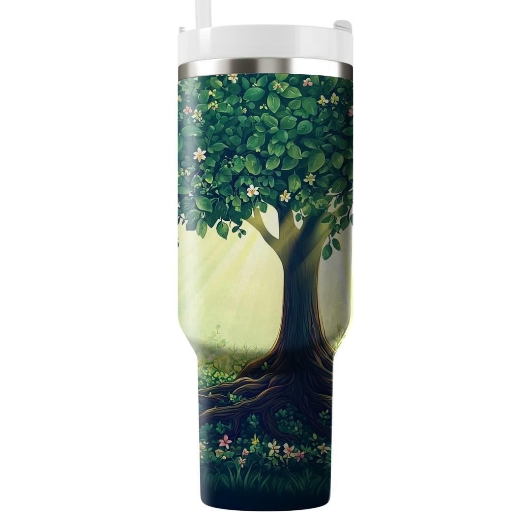 The Roots Of Our Bond: A Mother’s Strong Foundation Tumblers With Lids