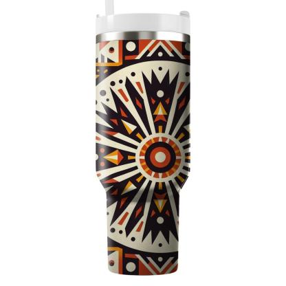 Radiant Tribal Sun  Tumblers For Gifts