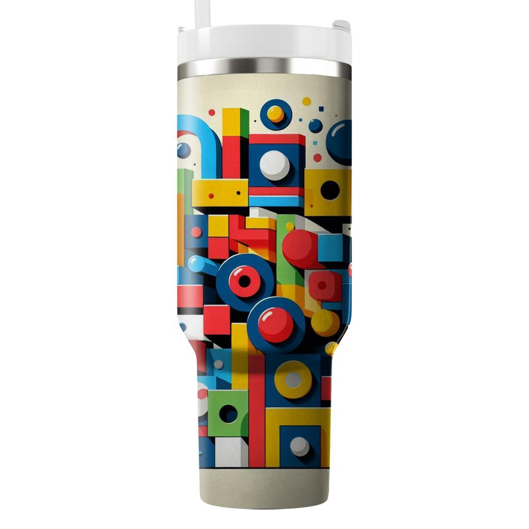 Dynamic Color Blocks  Tumbler Cups
