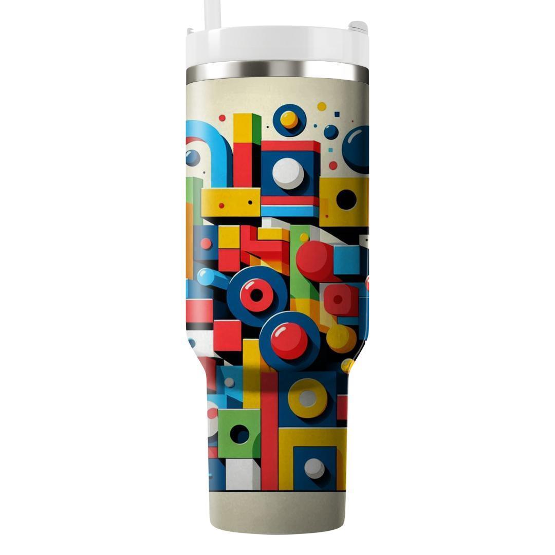 Dynamic Color Blocks  Tumbler Cups