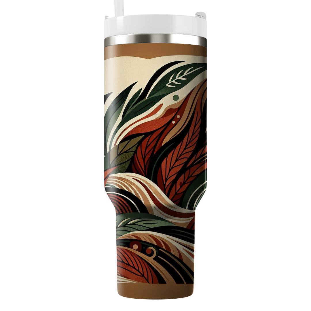 Groovy Earth Tones  Insulated Tumblers