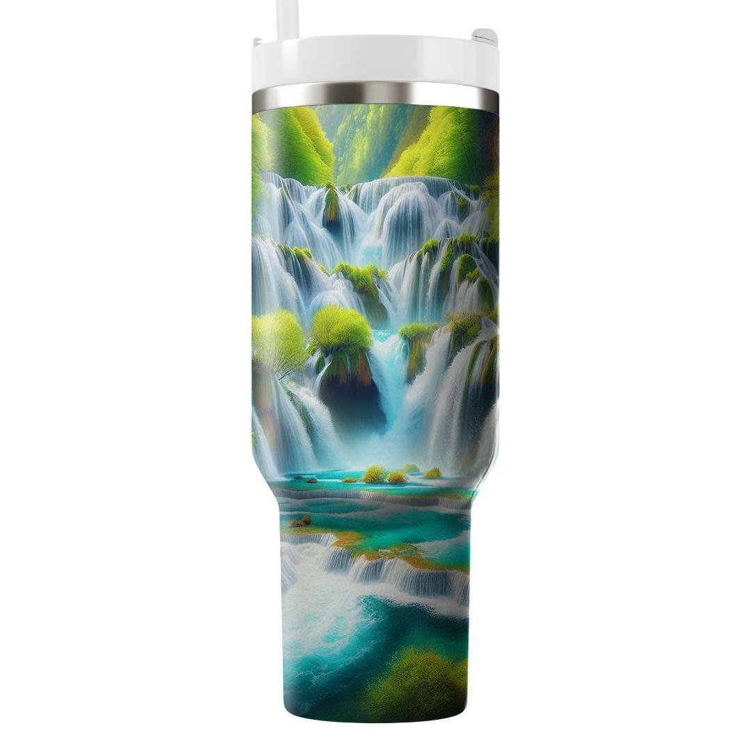 Spring Waterfall  Tumbler Cups