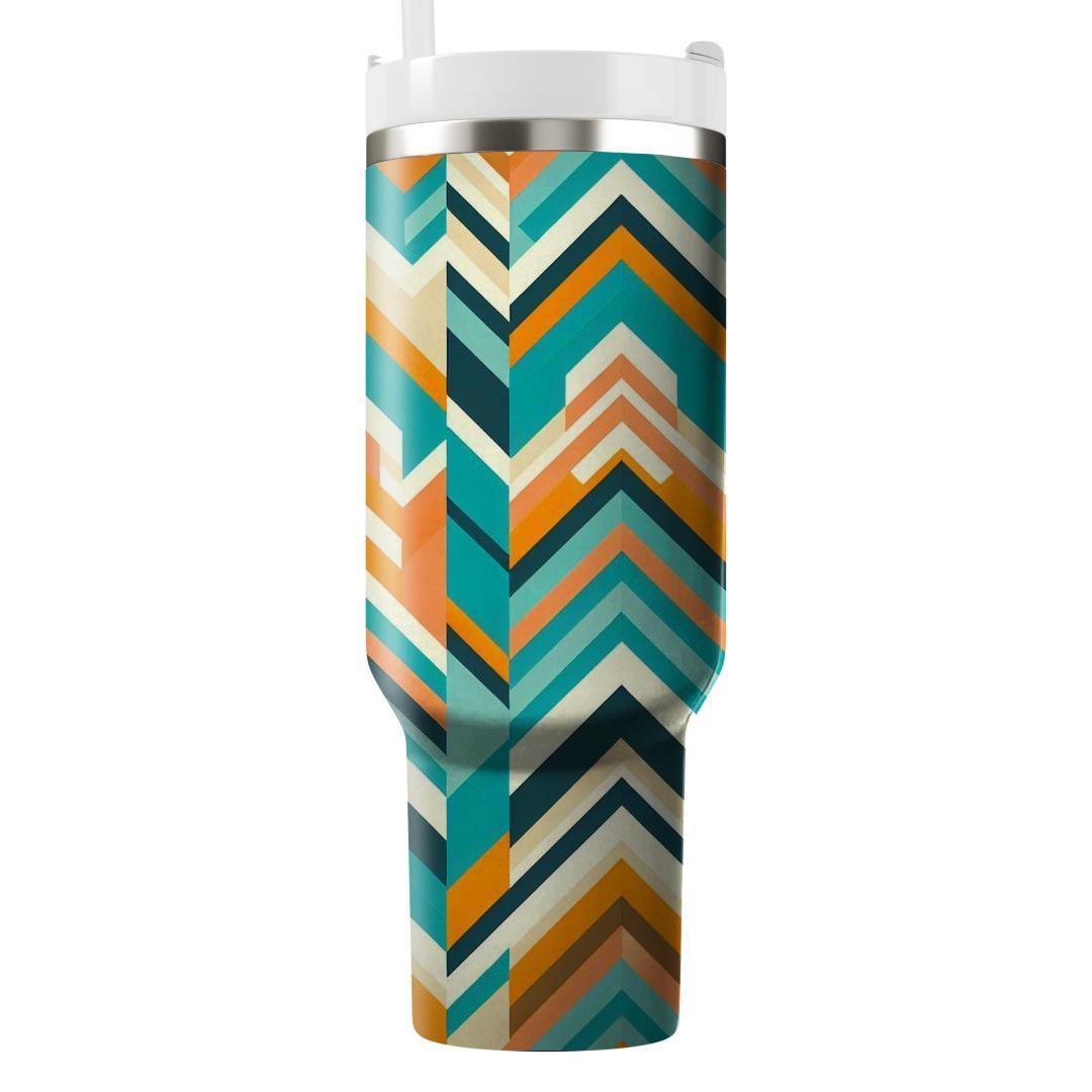 Bold Chevron Pattern  Decorative Tumblers