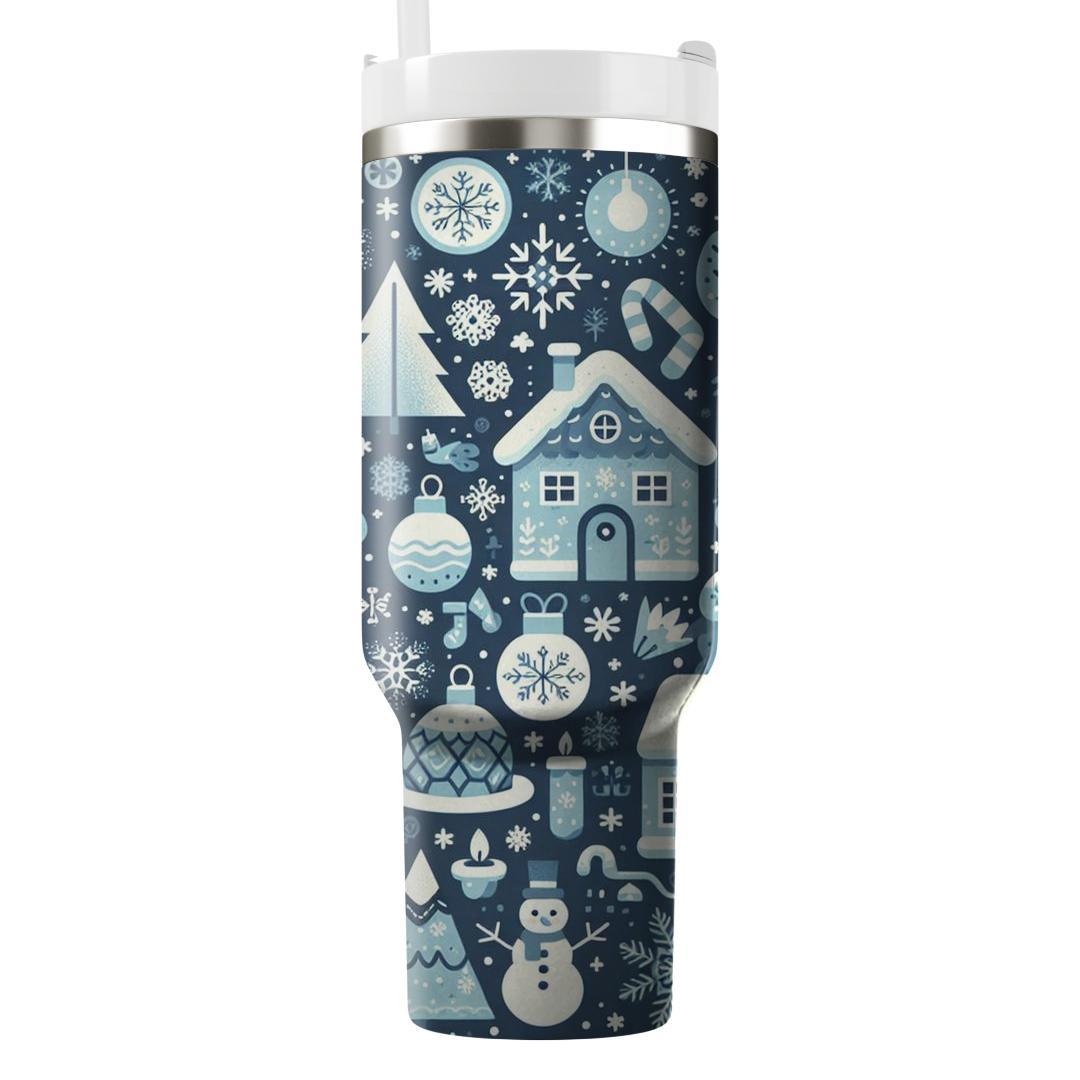 Charming Winter Scene  Custom Tumblers