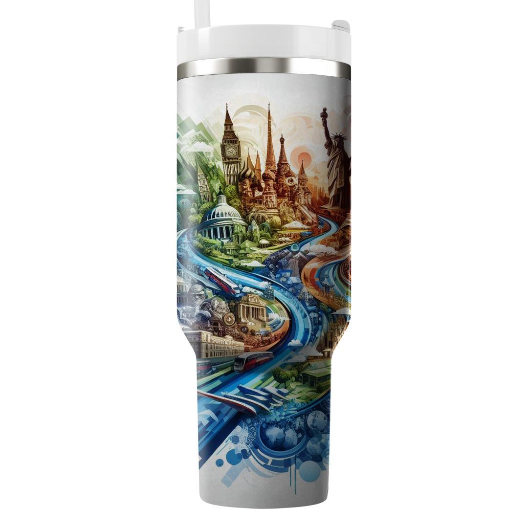 Joyous Journey - World Travelers Day  Decorative Tumblers