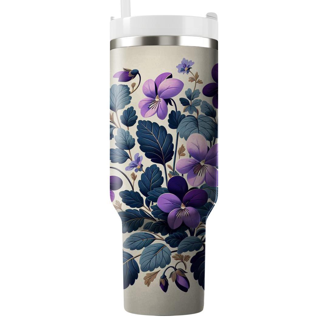 Vintage Violet  Tumblers For Gifts