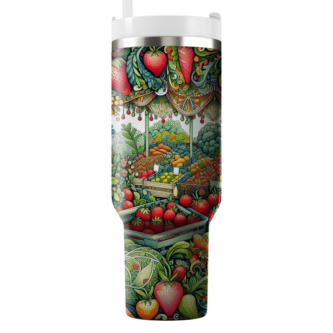 Spring Fresh Produce Market  Unique Tumblers
