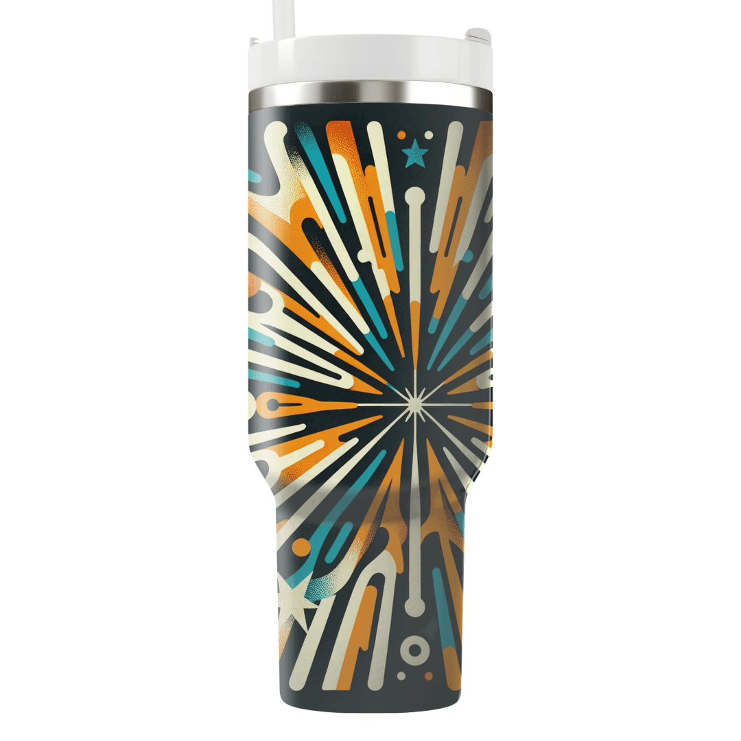Retro Starburst Delight  Custom Tumblers