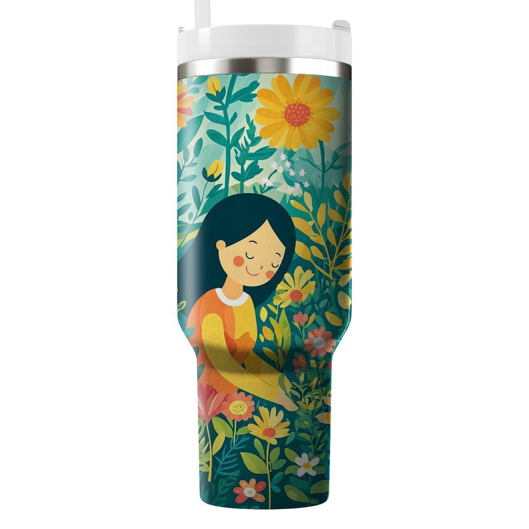 The Garden Of Wisdom: Cultivated By A Mother’s Care Tumblers With Lids