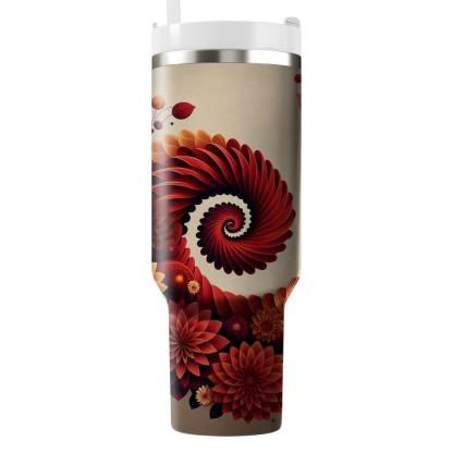 Autumn Dahlia Dreams  Insulated Tumblers