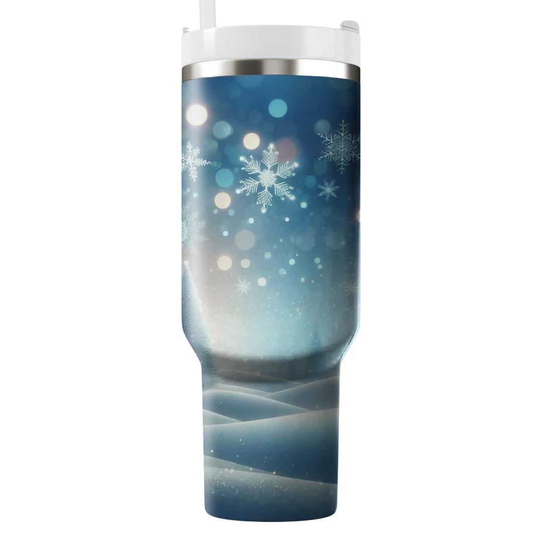 Enchanted Forest Of Winter - Seasonal Bliss  Personalized Tumblers