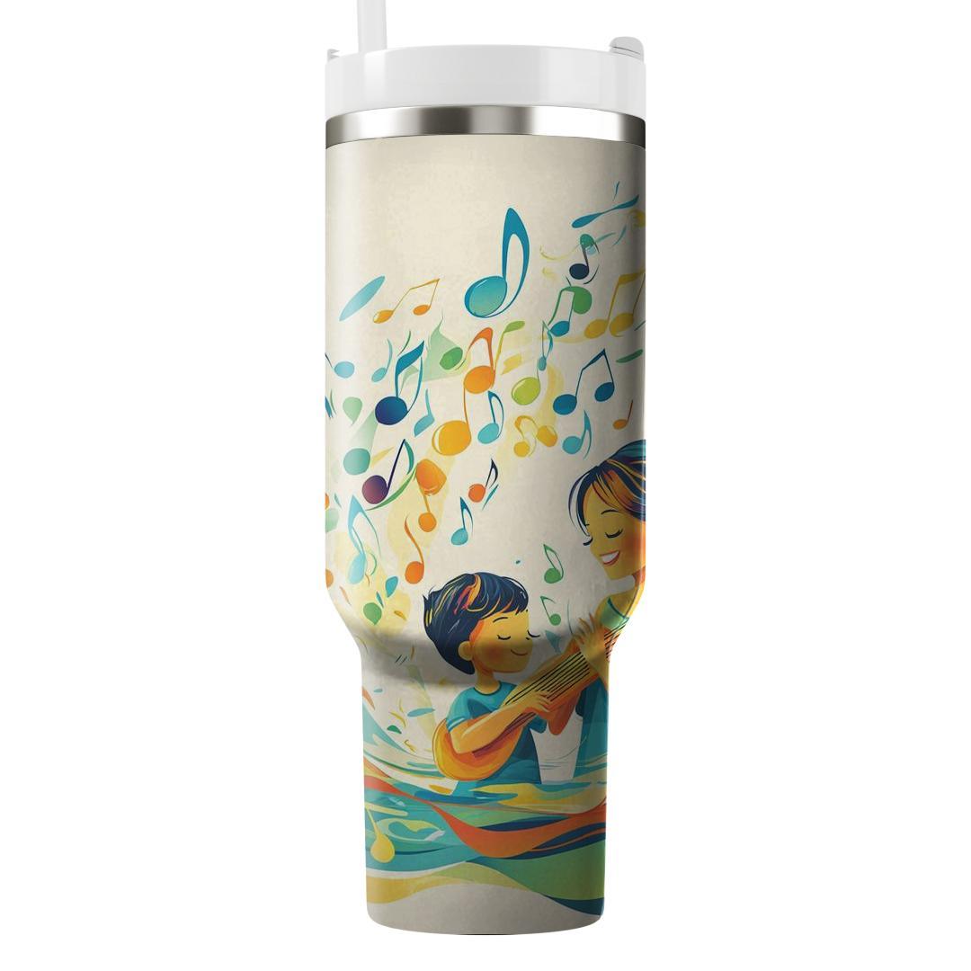 The Symphony Of Motherhood: Melodies Of Love And Care Tumblers With Lids