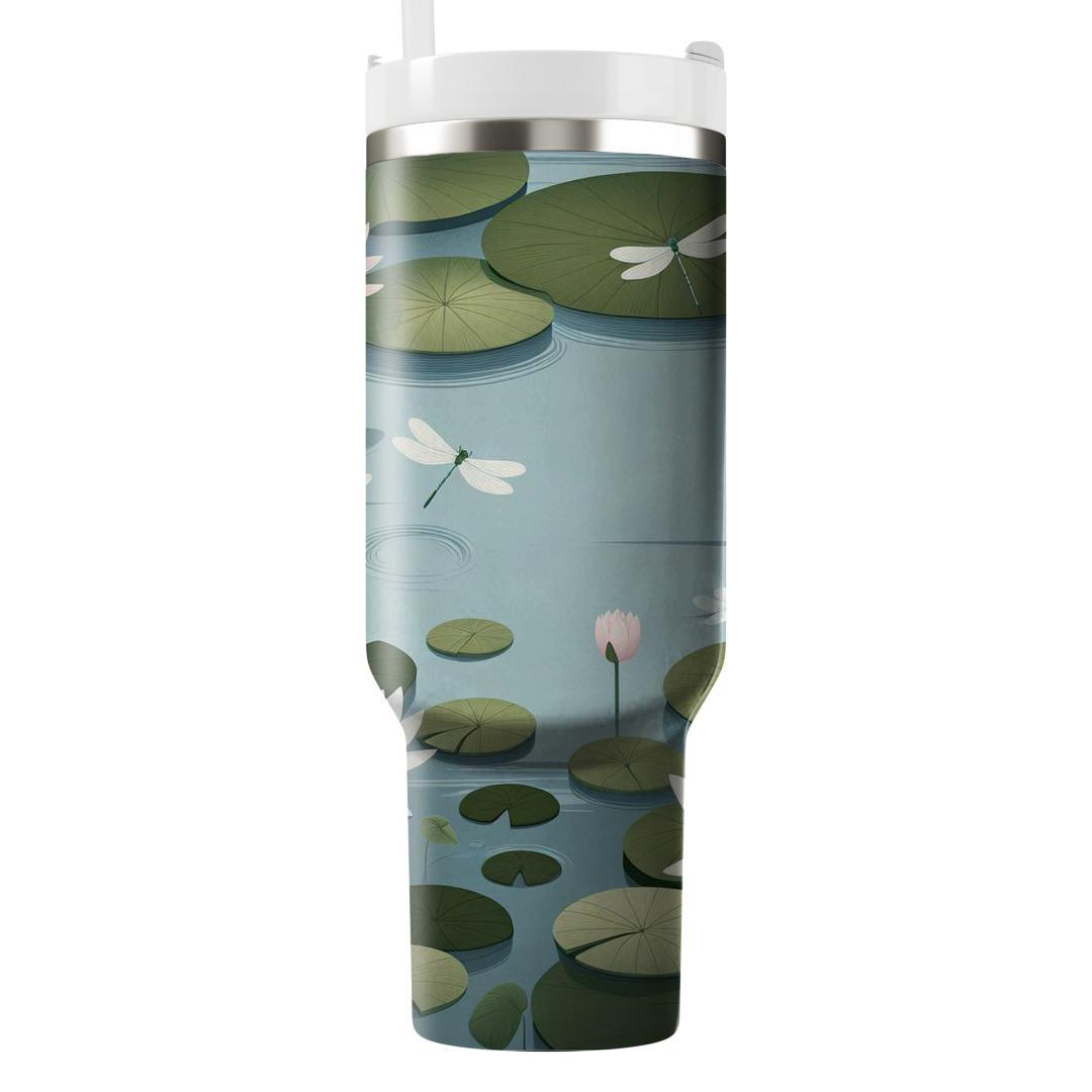 Ethereal Lily Pond  Personalized Tumblers