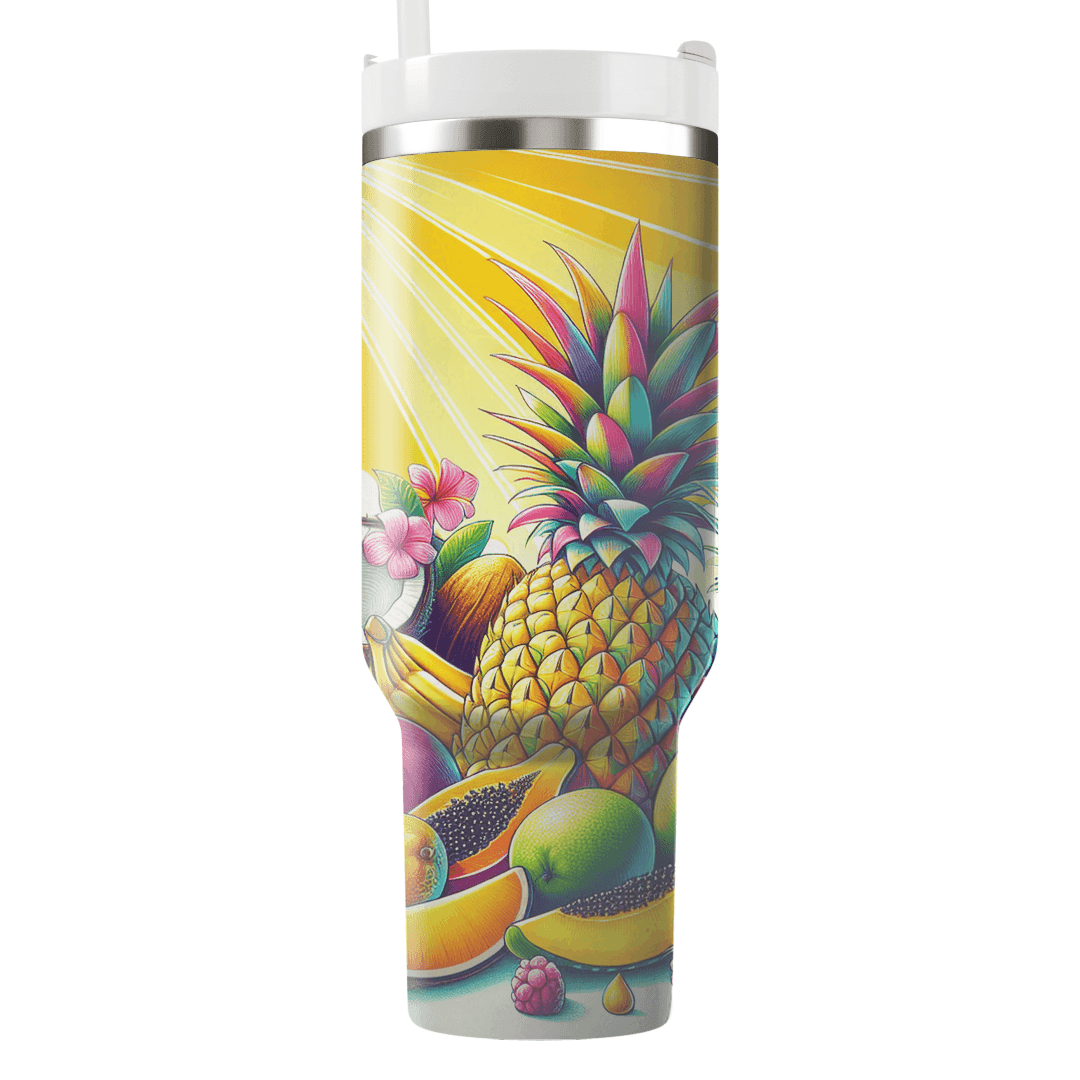 Summer Tropical Delight  Travel Tumblers