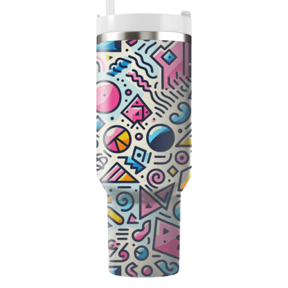 Playful Geometric Doodles  Custom Tumblers