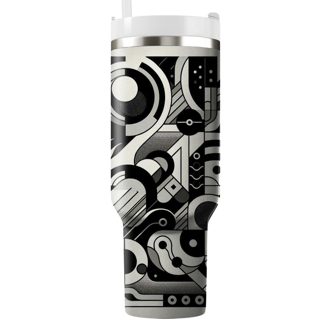 Abstract Monochrome Mirage  Tumblers For Gifts